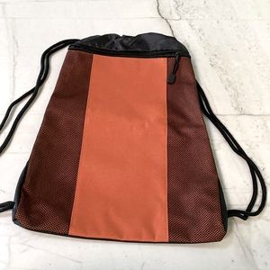 NWOT Burnt Orange Drawstring Backpack